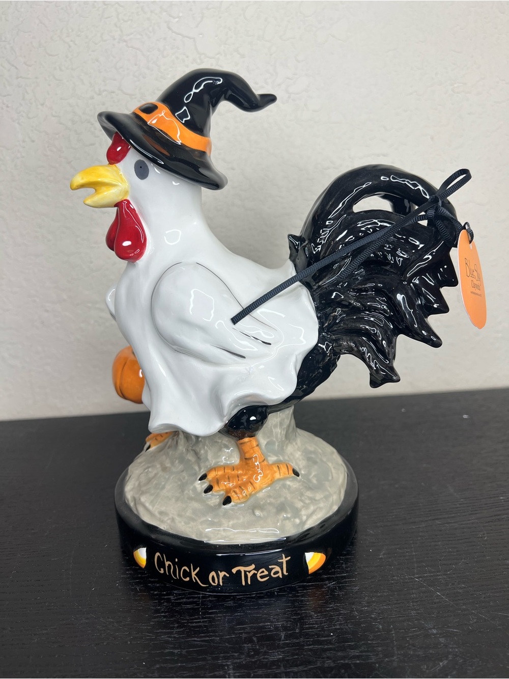 NEW Blue Sky Clayworks Halloween Chicken "Chick or Treat" Figurine